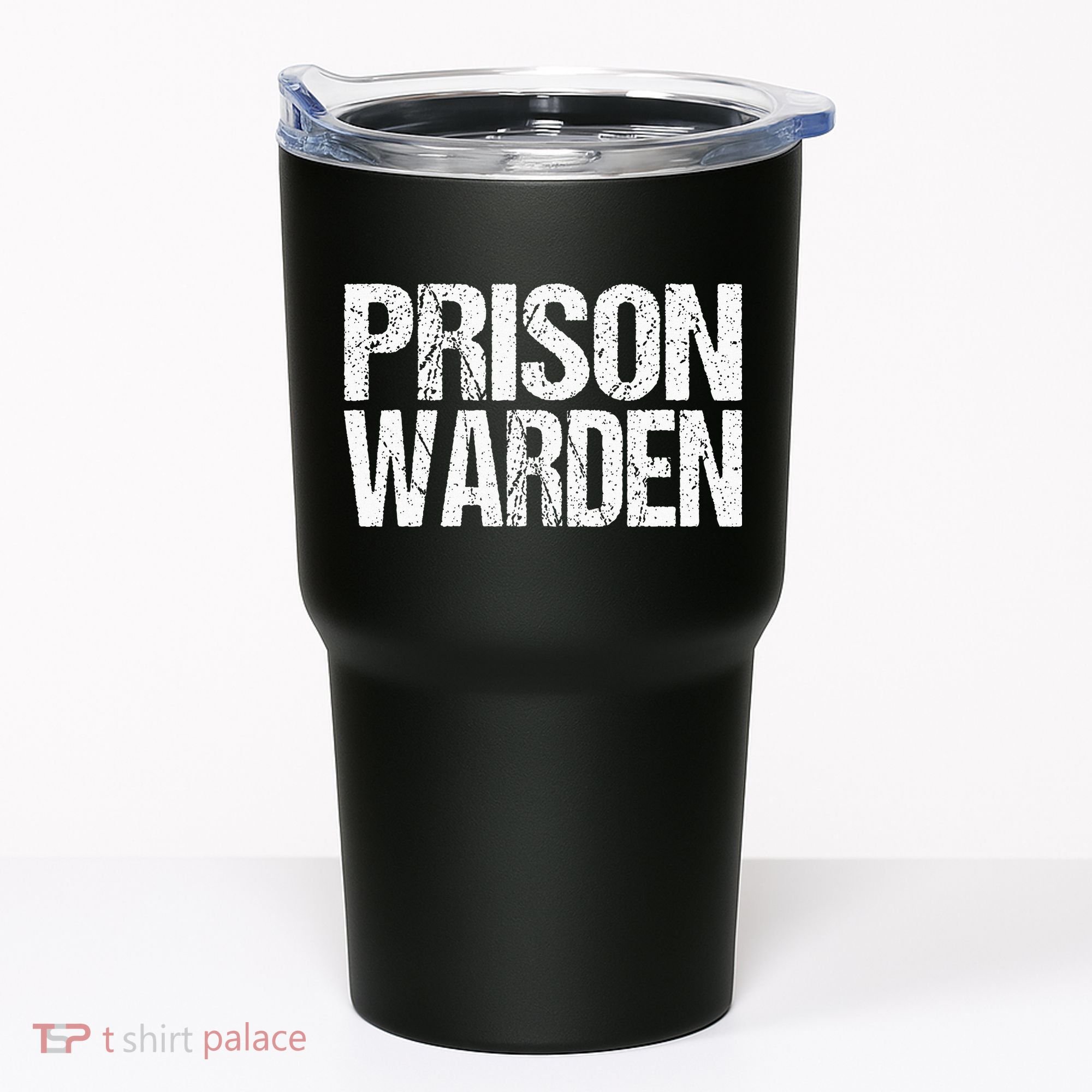 Prison Warden Police Officer Guard Lazy Halloween Tumbler