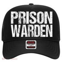 Prison Warden Police Officer Guard Lazy Halloween Hat thumb 0