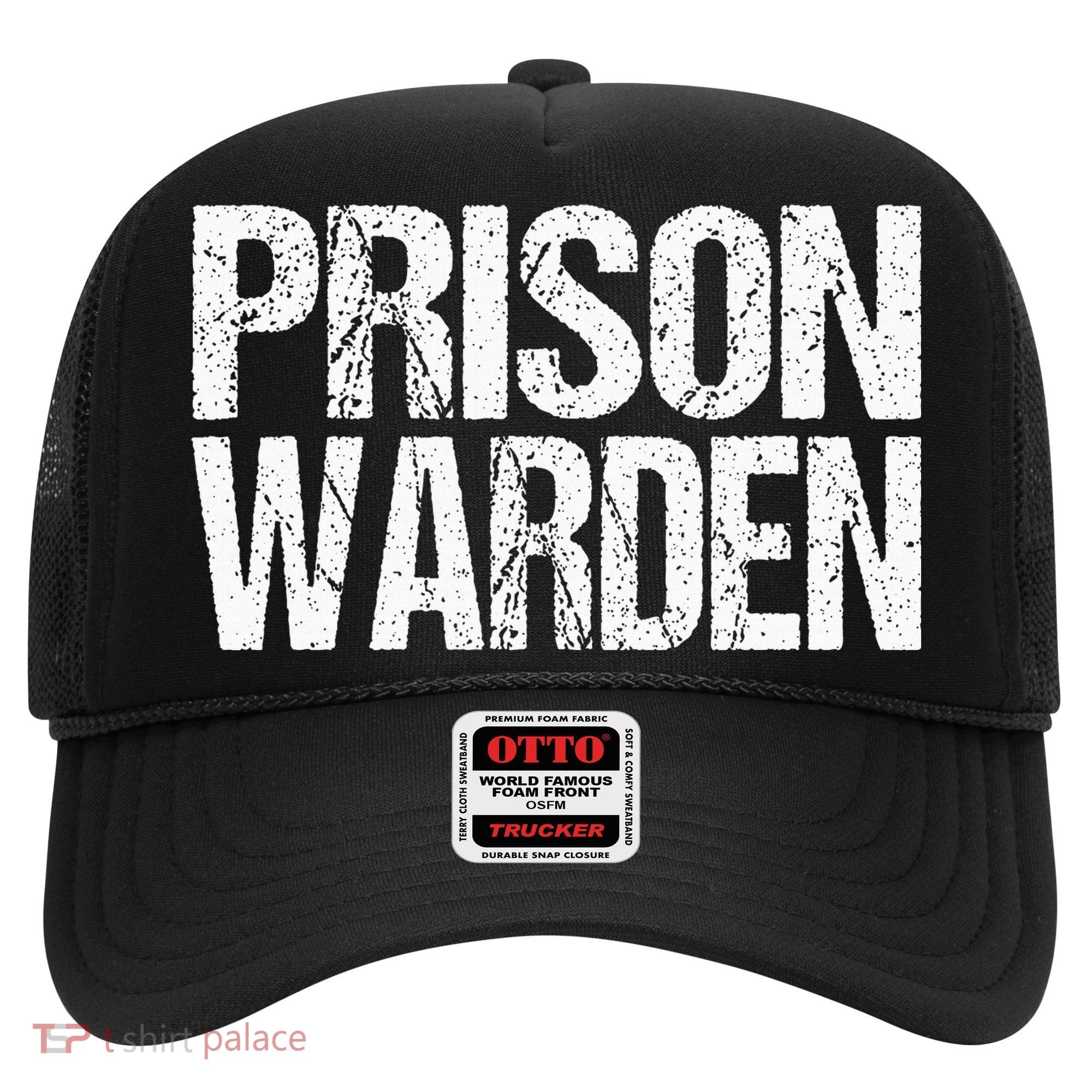 Prison Warden Police Officer Guard Lazy Halloween Hat