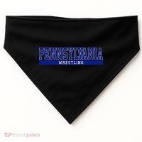 Pennsylvania Wrestling USA-Made Doggie Bandana thumb 0