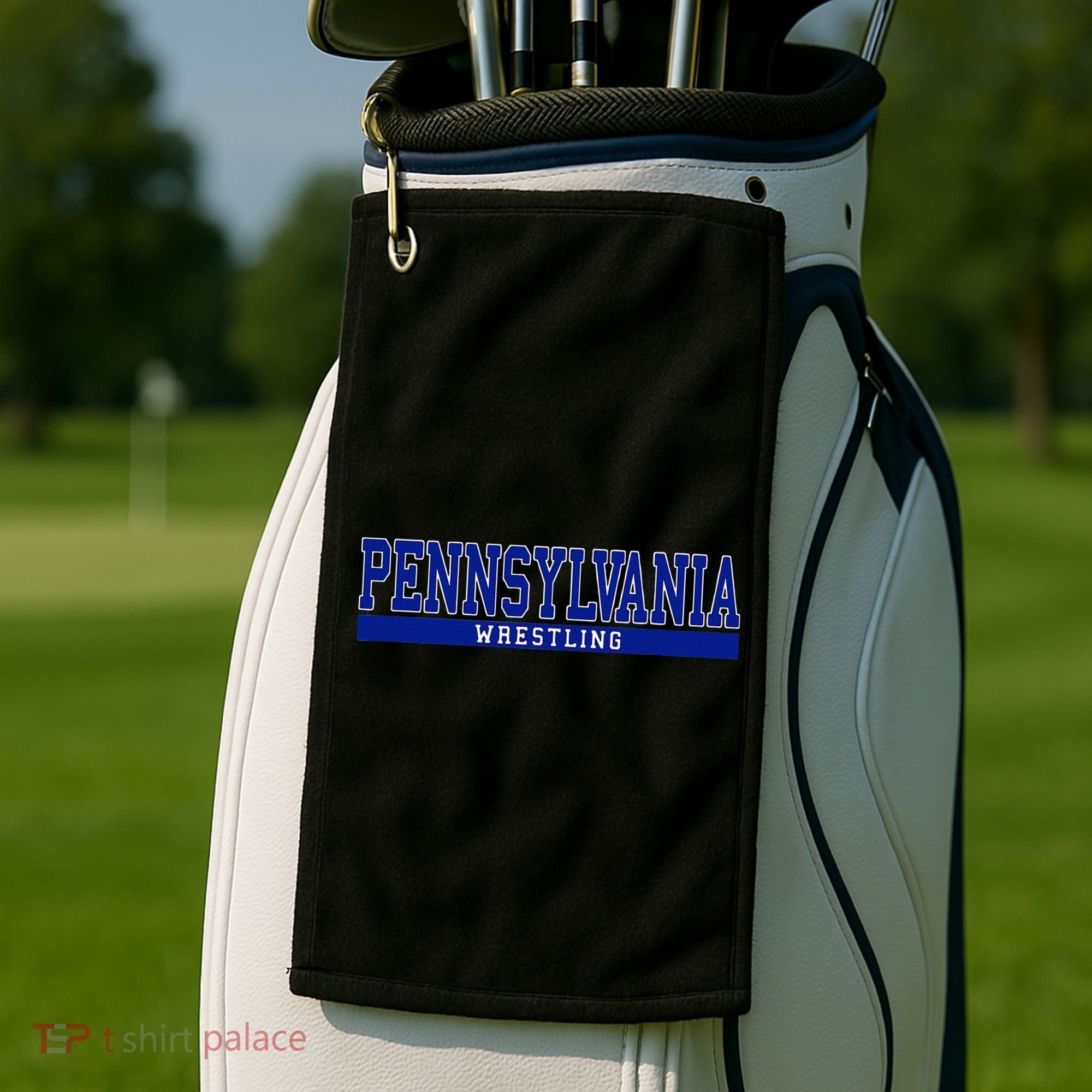 Pennsylvania Wrestling Golf Towel