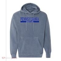 Pennsylvania Wrestling Comfort Colors Garment-Dyed Hooded Sweatshirt thumb 0