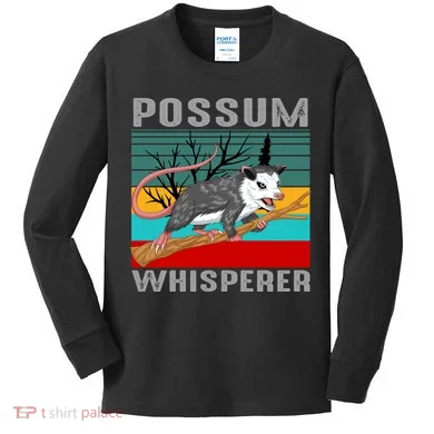 Possum Whisperer Kids Long Sleeve Shirt
