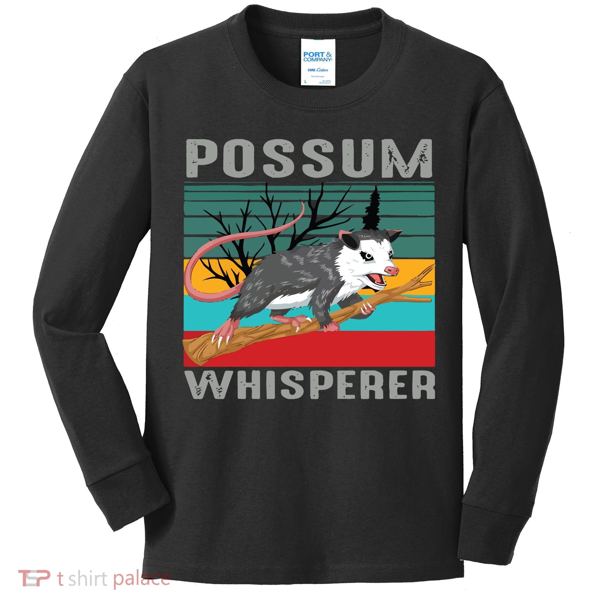 Possum Whisperer Kids Long Sleeve Shirt