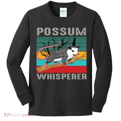 Possum Whisperer Kids Long Sleeve Shirt