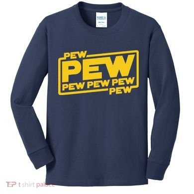 Pew Wars Kids Long Sleeve Shirt