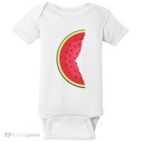 Palestine Watermelon Baby Bodysuit thumb 0