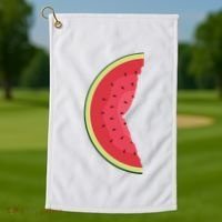 Palestine Watermelon Golf Towel thumb 1