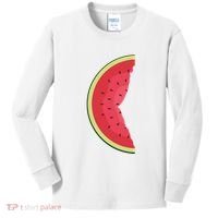 Palestine Watermelon Kids Long Sleeve Shirt thumb 0
