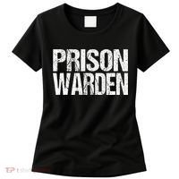 Prison Warden Police Officer Guard Lazy Halloween Costume Women's T-Shirt thumb 0