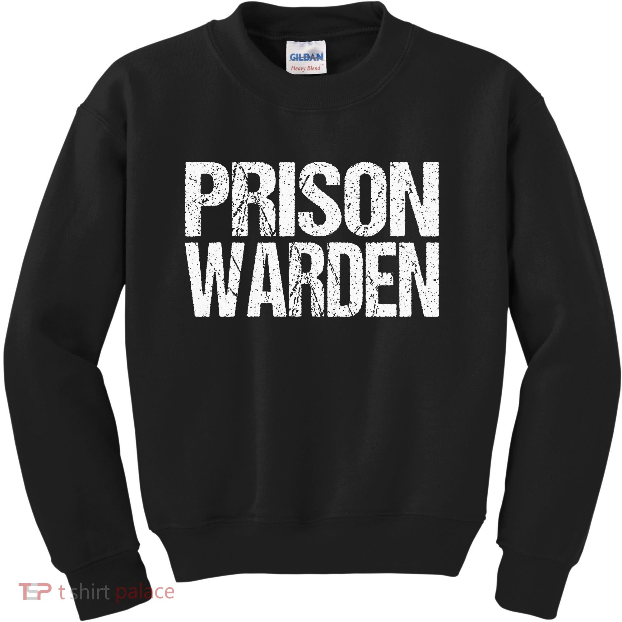 Prison Warden Police Officer Guard Lazy Halloween Costume Kids Sweatshirt