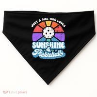 Pickleball, Wo Pickleball Tee, Pickleball Lover USA-Made Doggie Bandana thumb 0