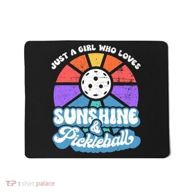 Pickleball, Wo Pickleball Tee, Pickleball Lover Mousepad