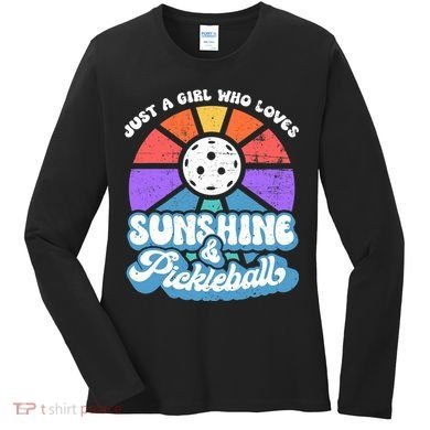 Pickleball, Wo Pickleball Tee, Pickleball Lover Women's Long Sleeve Shirt