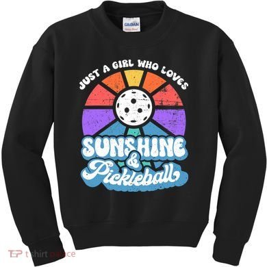 Pickleball, Wo Pickleball Tee, Pickleball Lover Kids Sweatshirt