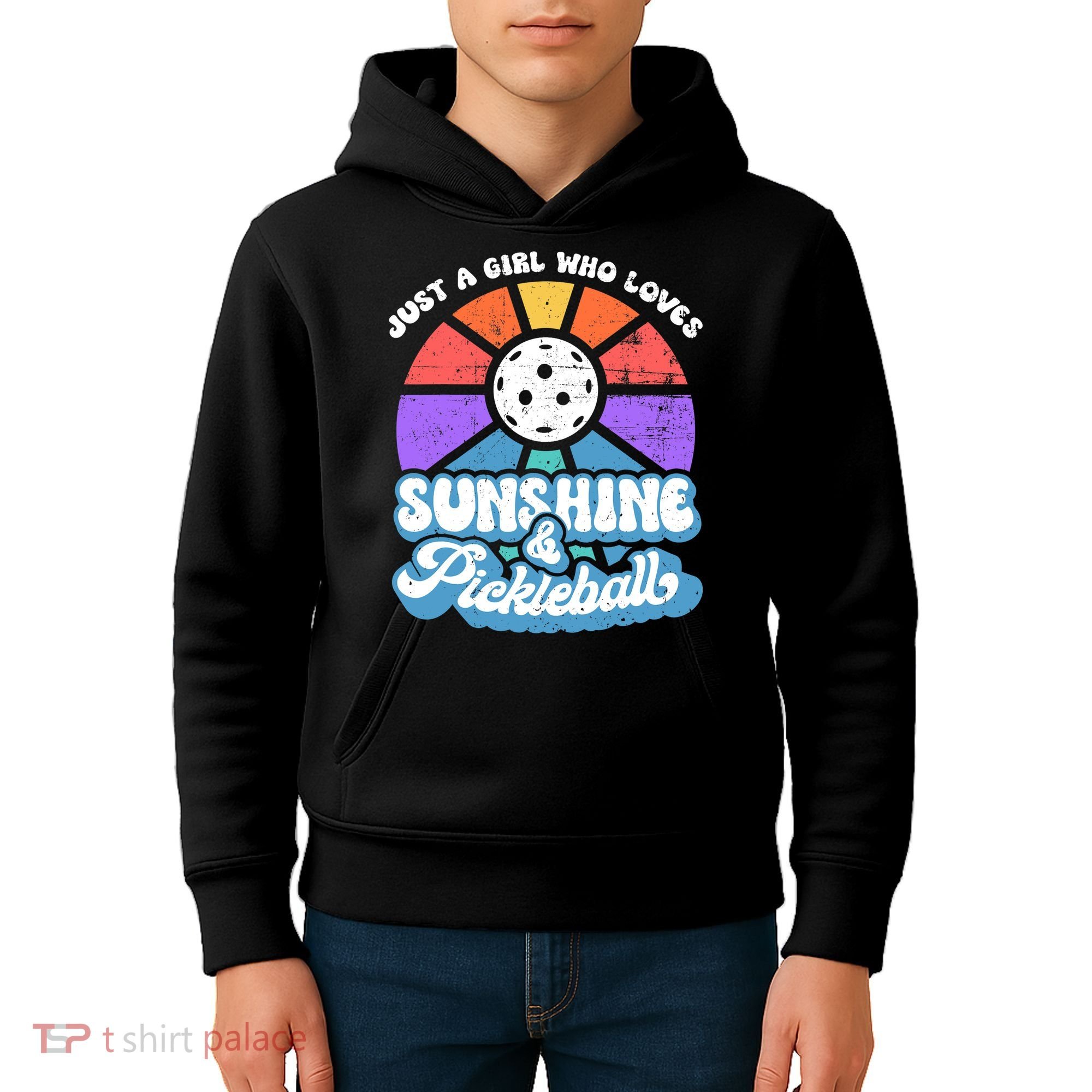 Pickleball, Wo Pickleball Tee, Pickleball Lover Kids Hoodie