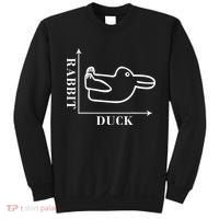 Philosophy Wittgenstein Rabbit Duck Illusion Sweatshirt thumb 0