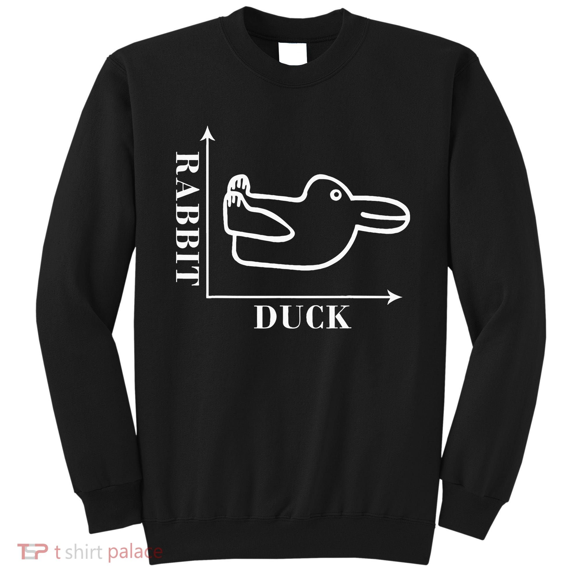 Philosophy Wittgenstein Rabbit Duck Illusion Sweatshirt