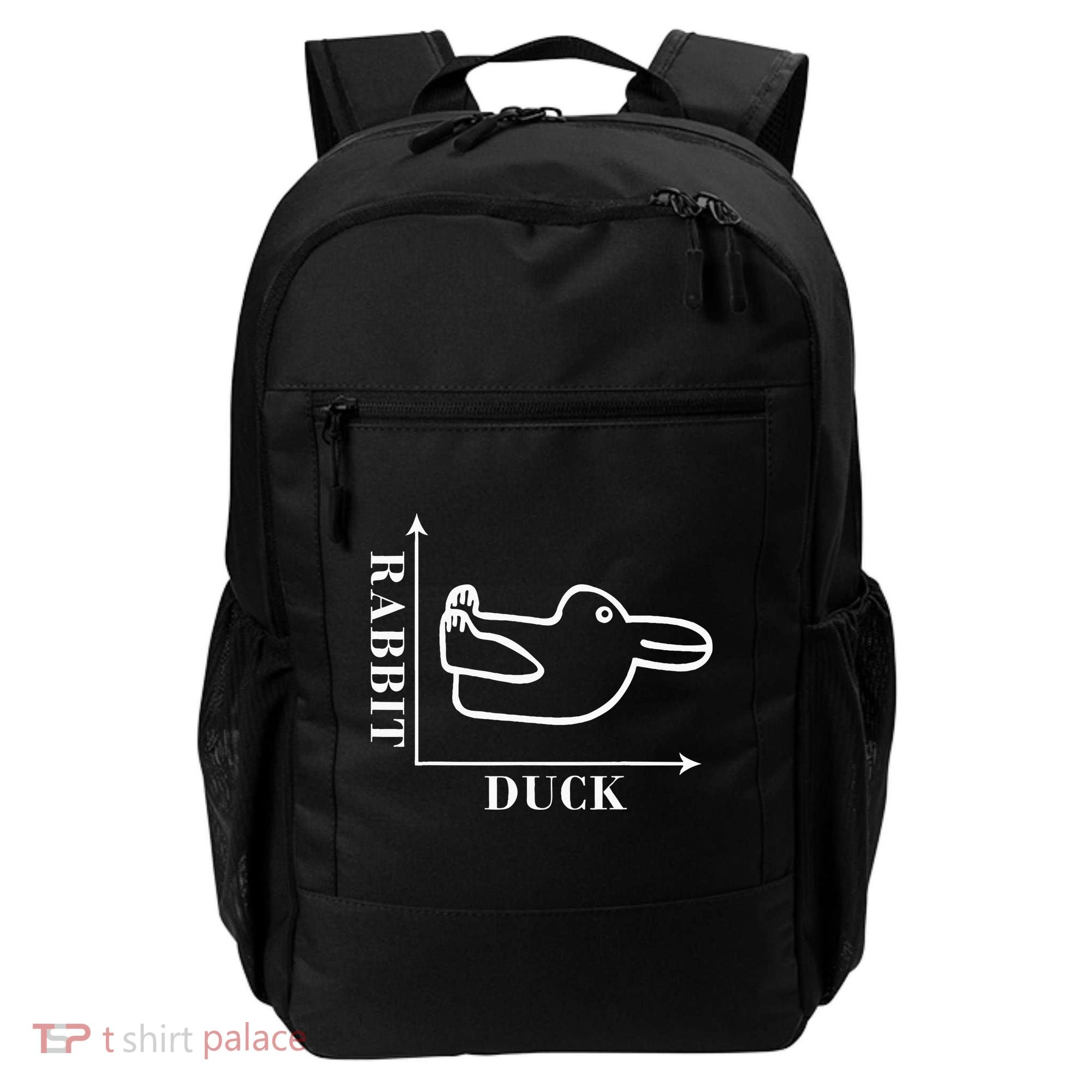 Philosophy Wittgenstein Rabbit Duck Illusion Backpack