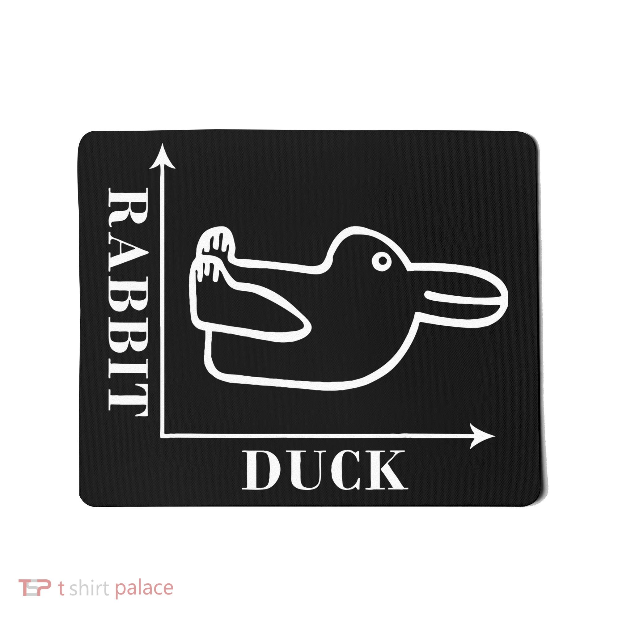 Philosophy Wittgenstein Rabbit Duck Illusion Mousepad