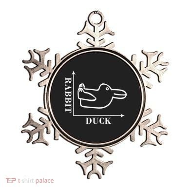 Philosophy Wittgenstein Rabbit Duck Illusion Ornament