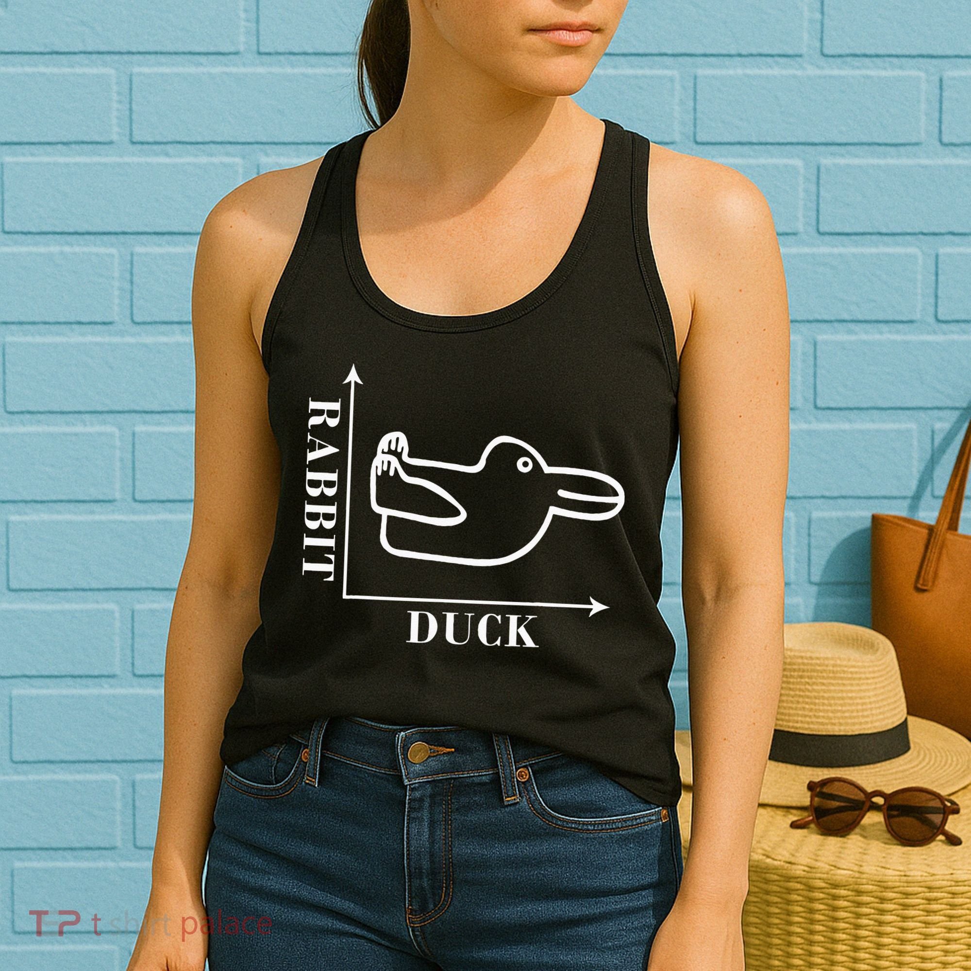 Philosophy Wittgenstein Rabbit Duck Illusion Women's Tank Top