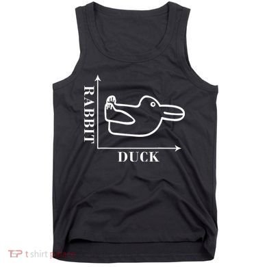 Philosophy Wittgenstein Rabbit Duck Illusion Tank Top