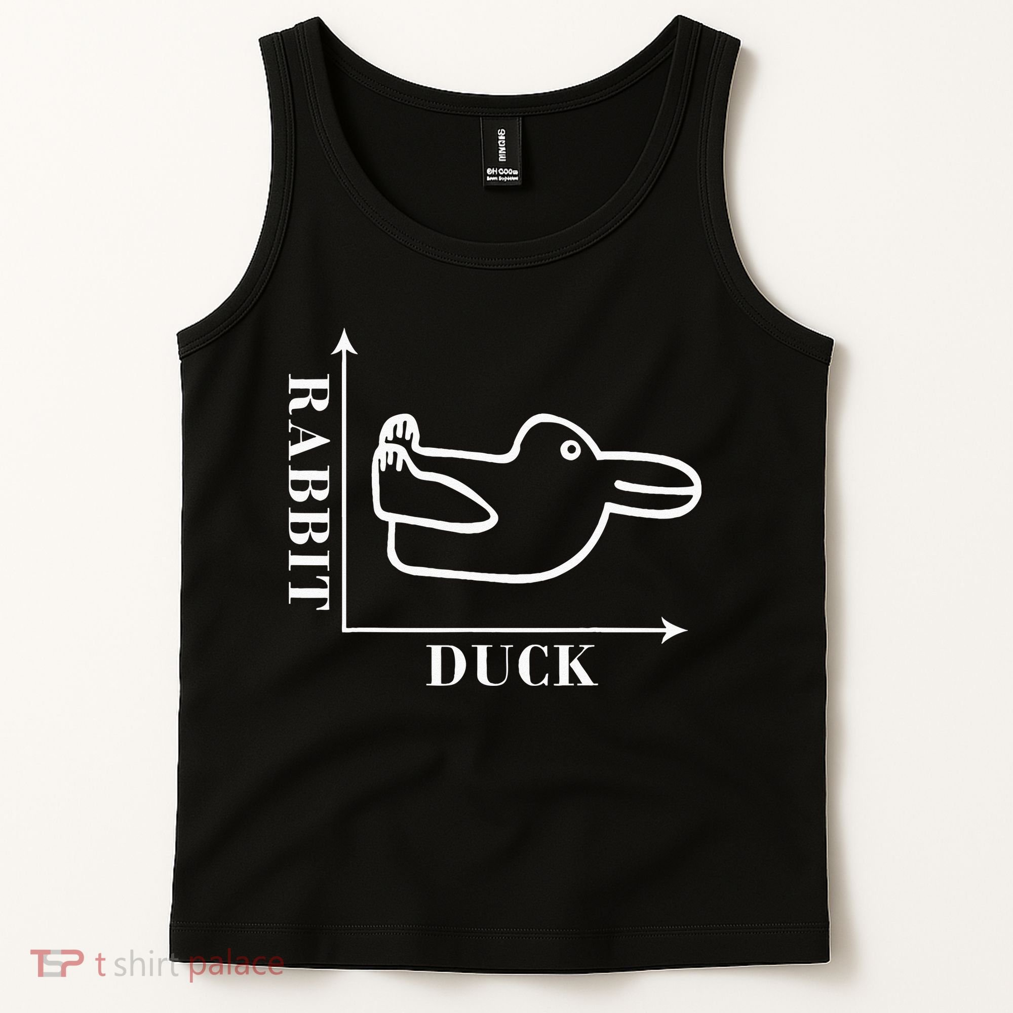 Philosophy Wittgenstein Rabbit Duck Illusion Tank Top