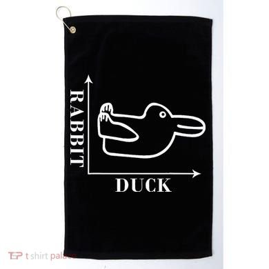 Philosophy Wittgenstein Rabbit Duck Illusion Golf Towel