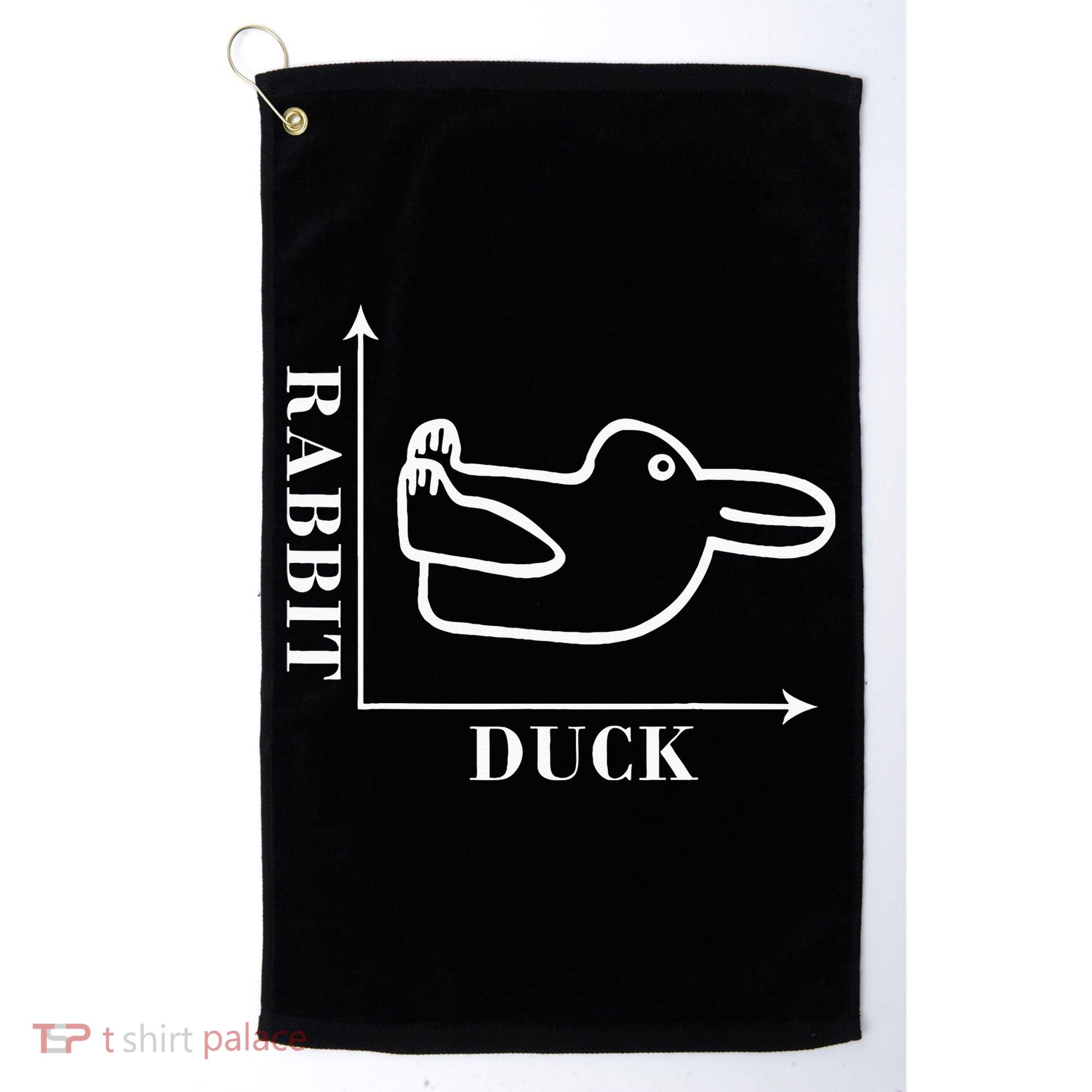 Philosophy Wittgenstein Rabbit Duck Illusion Golf Towel
