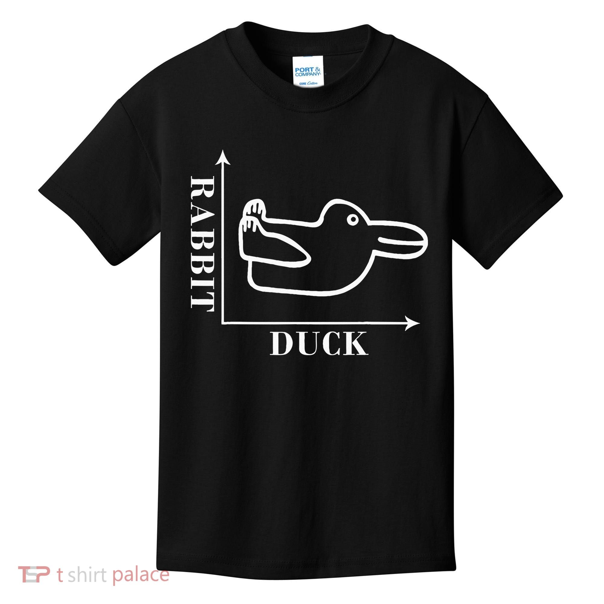 Philosophy Wittgenstein Rabbit Duck Illusion Kids T-Shirt