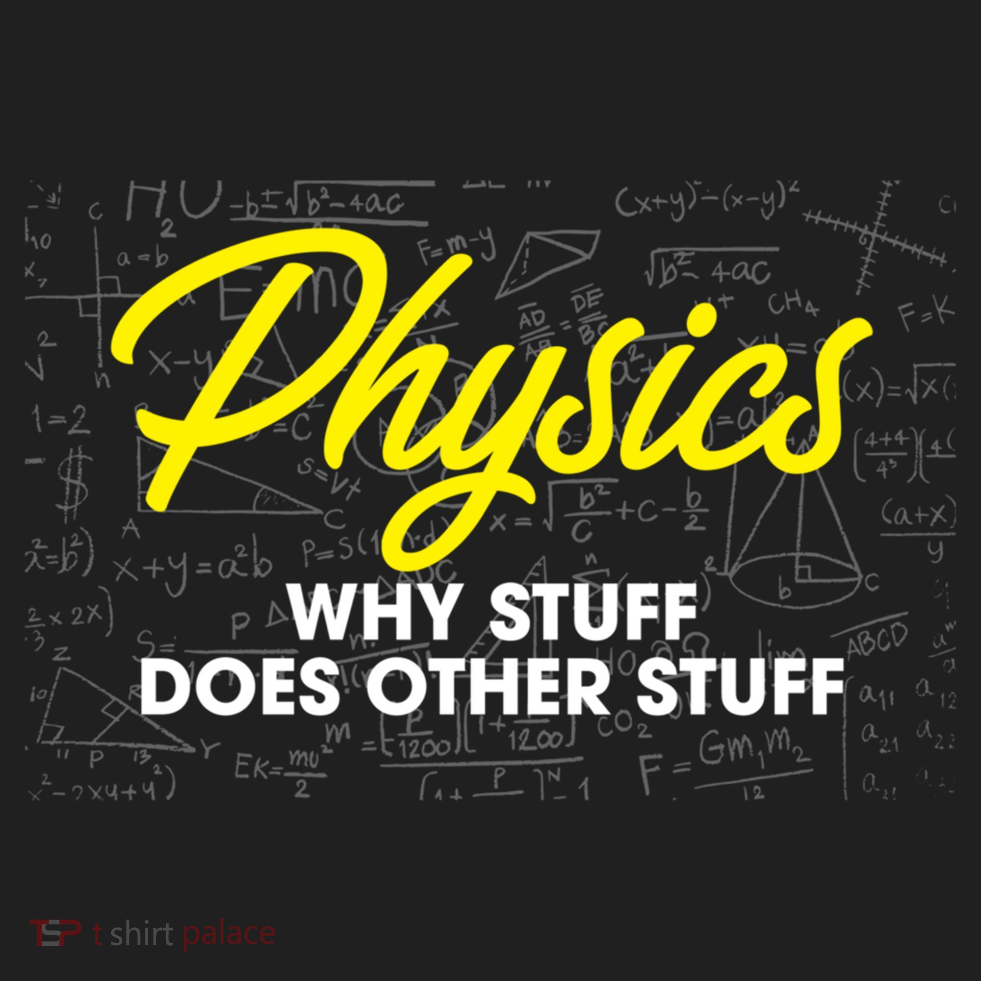 Physics Why Stuff Does Other Stuff I Funny Physicist Gift Golf Towel
