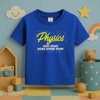 Physics Why Stuff Does Other Stuff I Funny Physicist Gift Toddler T-Shirt thumb 3