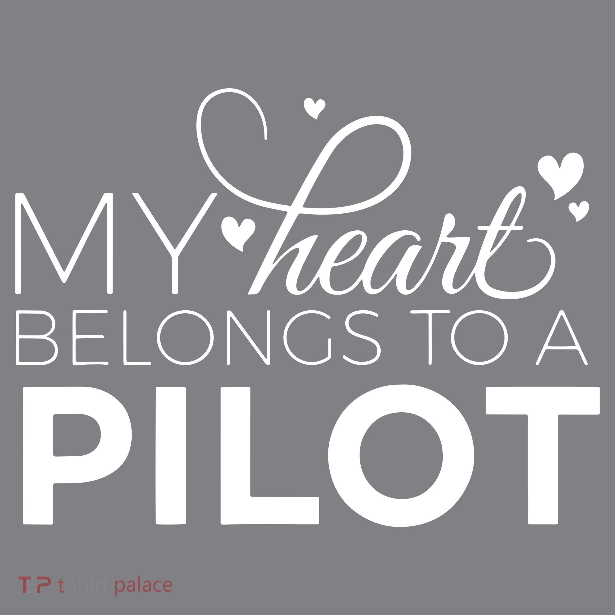 Pilot Wife Shirts My Heart Belongs To A Pilot Pilot Gift Women's Hoodie