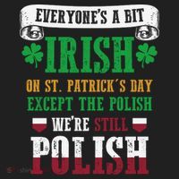 Polish We're Still Polish On St. Patrick's Day Hat thumb 2
