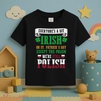 Polish We're Still Polish On St. Patrick's Day Toddler T-Shirt thumb 3