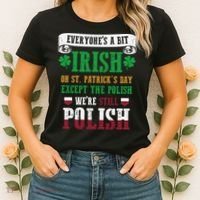 Polish We're Still Polish On St. Patrick's Day Women's T-Shirt thumb 2