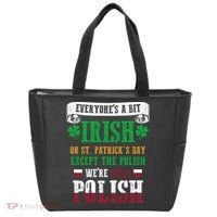 Polish We're Still Polish On St. Patrick's Day Tote Bag thumb 0