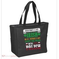 Polish We're Still Polish On St. Patrick's Day Tote Bag thumb 2