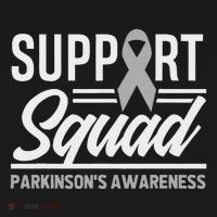 Parkinsons Warrior Support Squad ParkinsonS Awareness USA-Made Doggie Bandana thumb 2