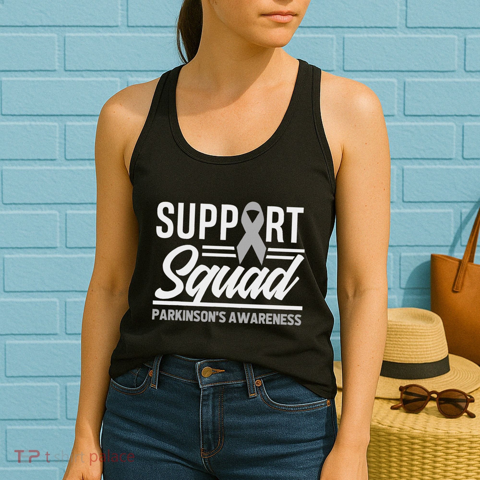 Parkinsons Warrior Support Squad ParkinsonS Awareness Women's Tank Top