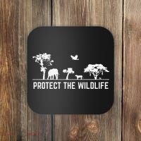 Protect Wildlife Safari Animal Conservancy Nature Earth Day Coaster thumb 0