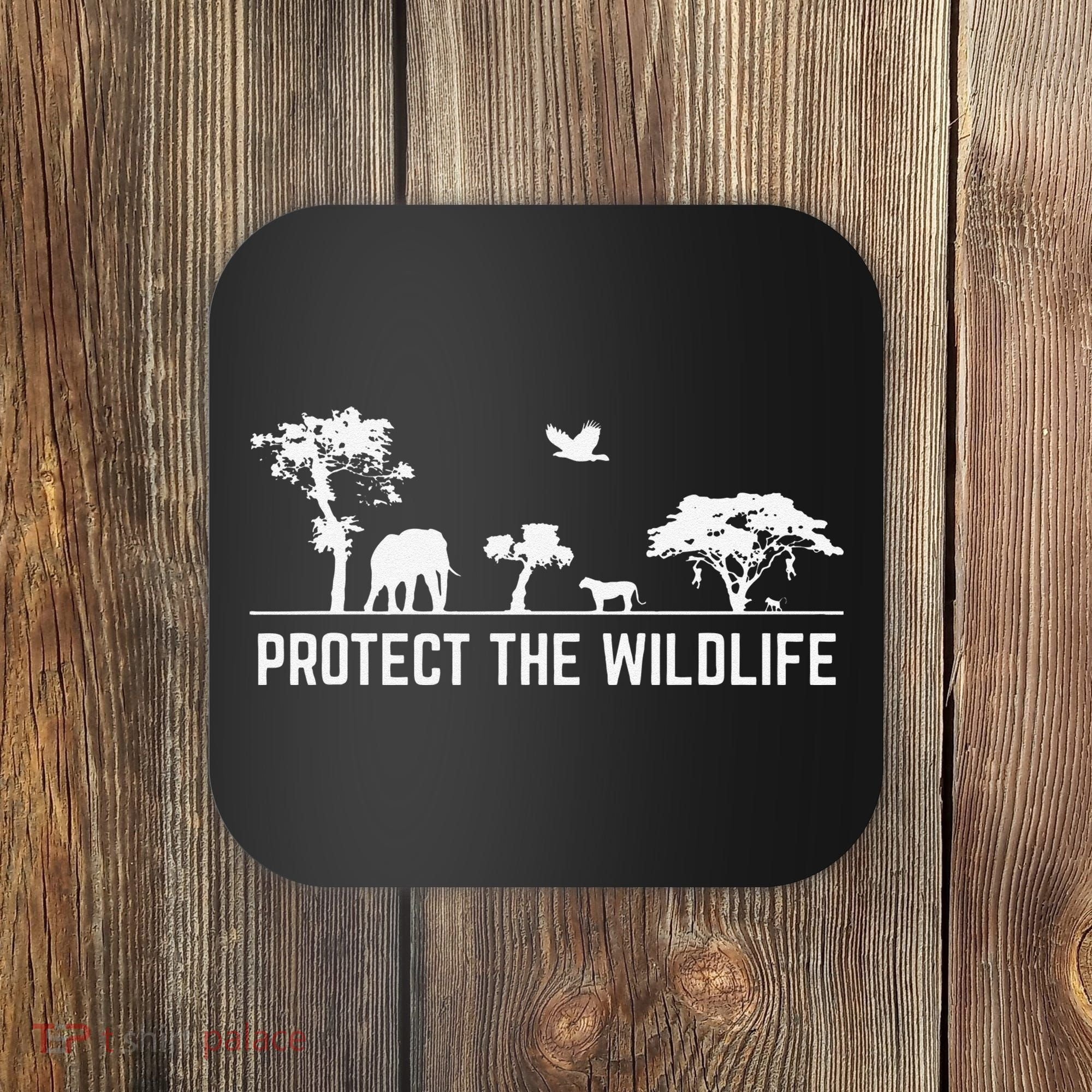 Protect Wildlife Safari Animal Conservancy Nature Earth Day Coaster