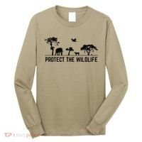 Protect Wildlife Safari Animal Conservancy Nature Earth Day Long Sleeve Shirt thumb 0