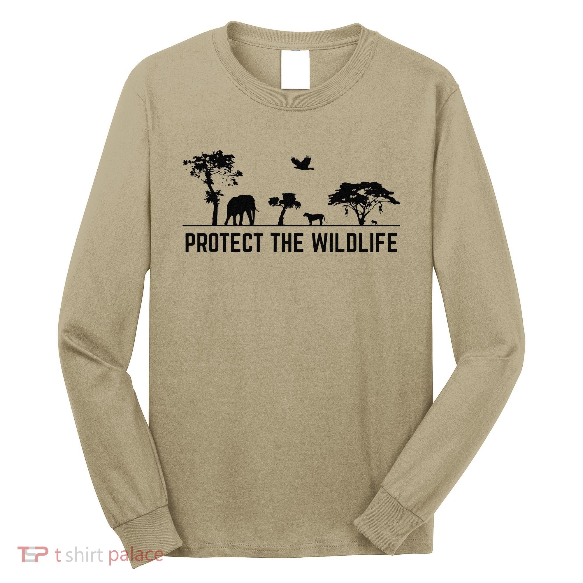 Protect Wildlife Safari Animal Conservancy Nature Earth Day Long Sleeve Shirt