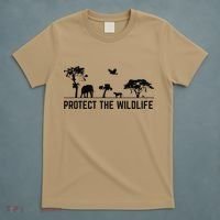 Protect Wildlife Safari Animal Conservancy Nature Earth Day T-Shirt thumb 5