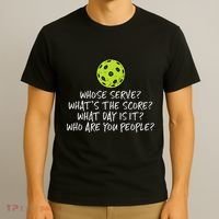 Pickleball Whose Serve Whats Score Pickle Ball T-Shirt thumb 3