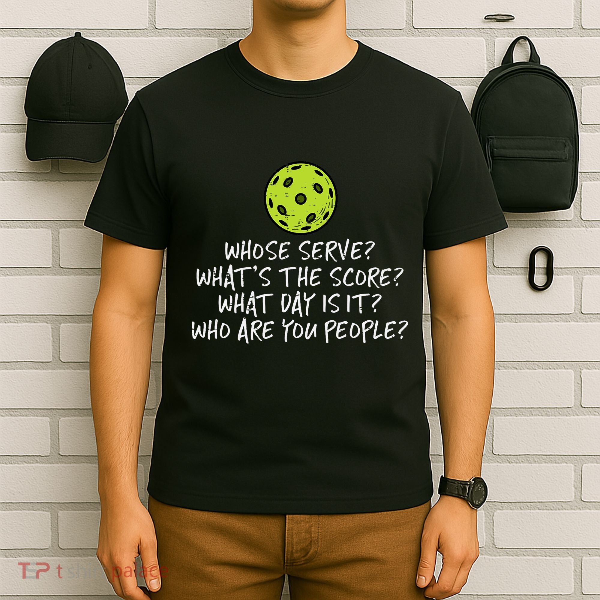 Pickleball Whose Serve Whats Score Pickle Ball T-Shirt