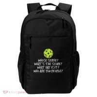 Pickleball Whose Serve Whats Score Pickle Ball Backpack thumb 0