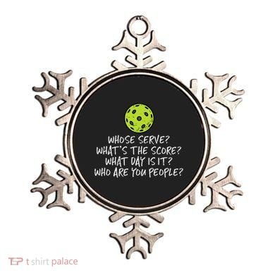 Pickleball Whose Serve Whats Score Pickle Ball Ornament